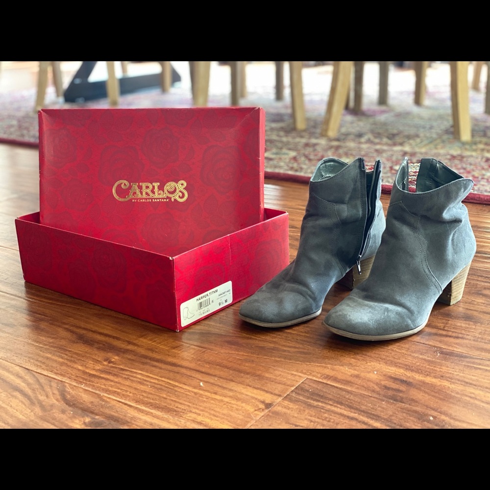 Carlos Santana Gray Boots